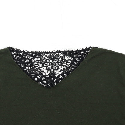 Womens UK Size 8 Dorothy Perkins Green Pullover Jumper