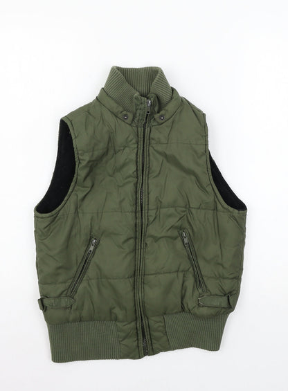 New Look Womens Green   Gilet Jacket Size 8