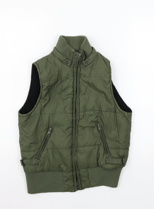 New Look Womens Green   Gilet Jacket Size 8