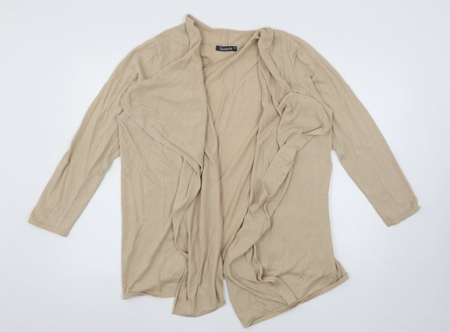 Womens UK Size M Bonmarché Beige Cardigan Jumper