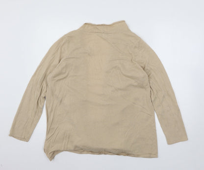 Womens UK Size M Bonmarché Beige Cardigan Jumper