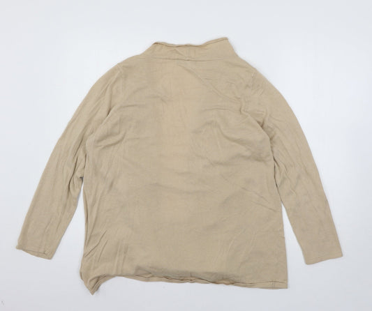Womens UK Size M Bonmarché Beige Cardigan Jumper