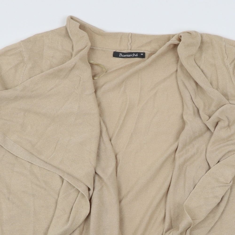 Womens UK Size M Bonmarché Beige Cardigan Jumper