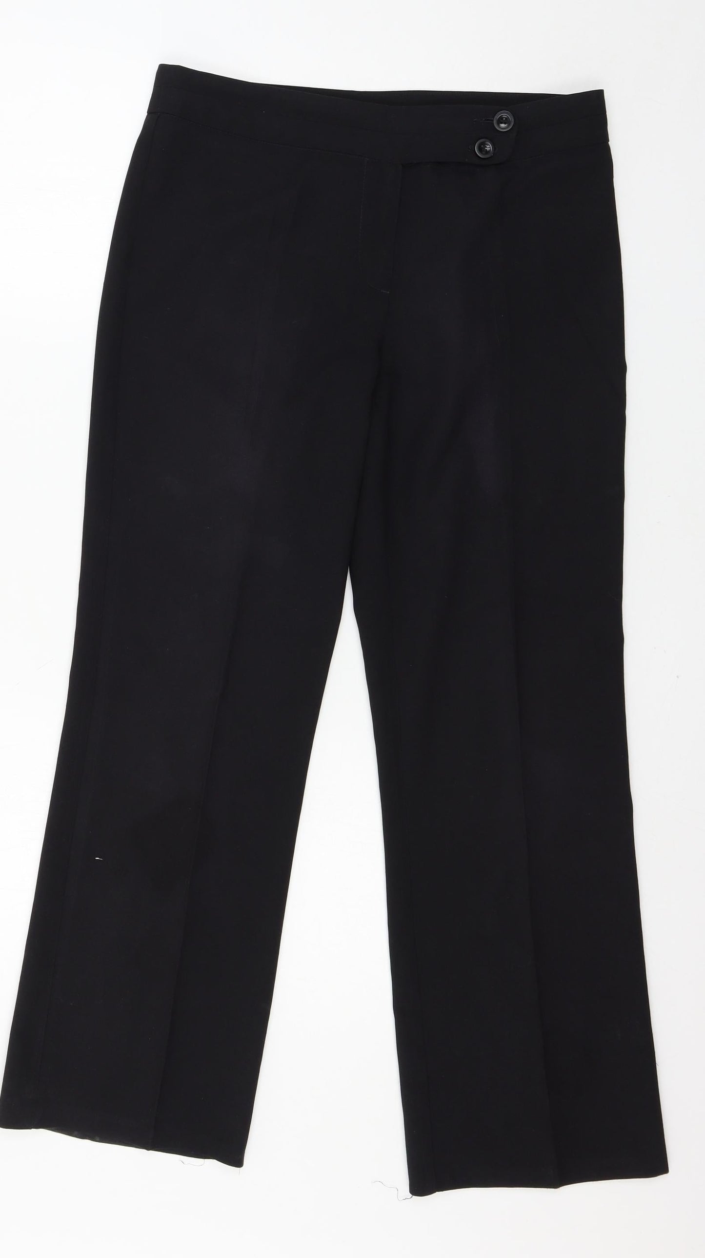 George Womens Black   Trousers  Size 10 L26 in