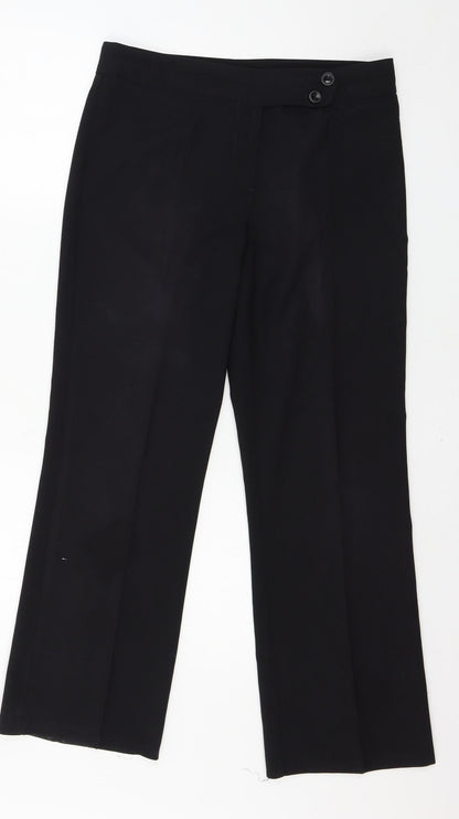 George Womens Black   Trousers  Size 10 L26 in