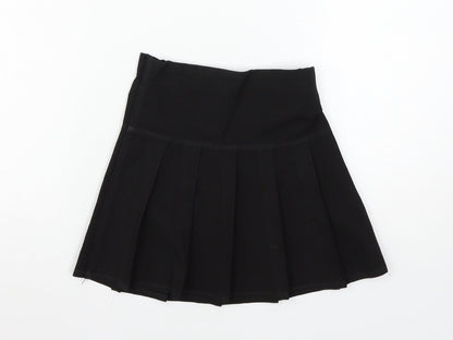 Marks and Spencer Girls Black   Flare Skirt Size 6 Years