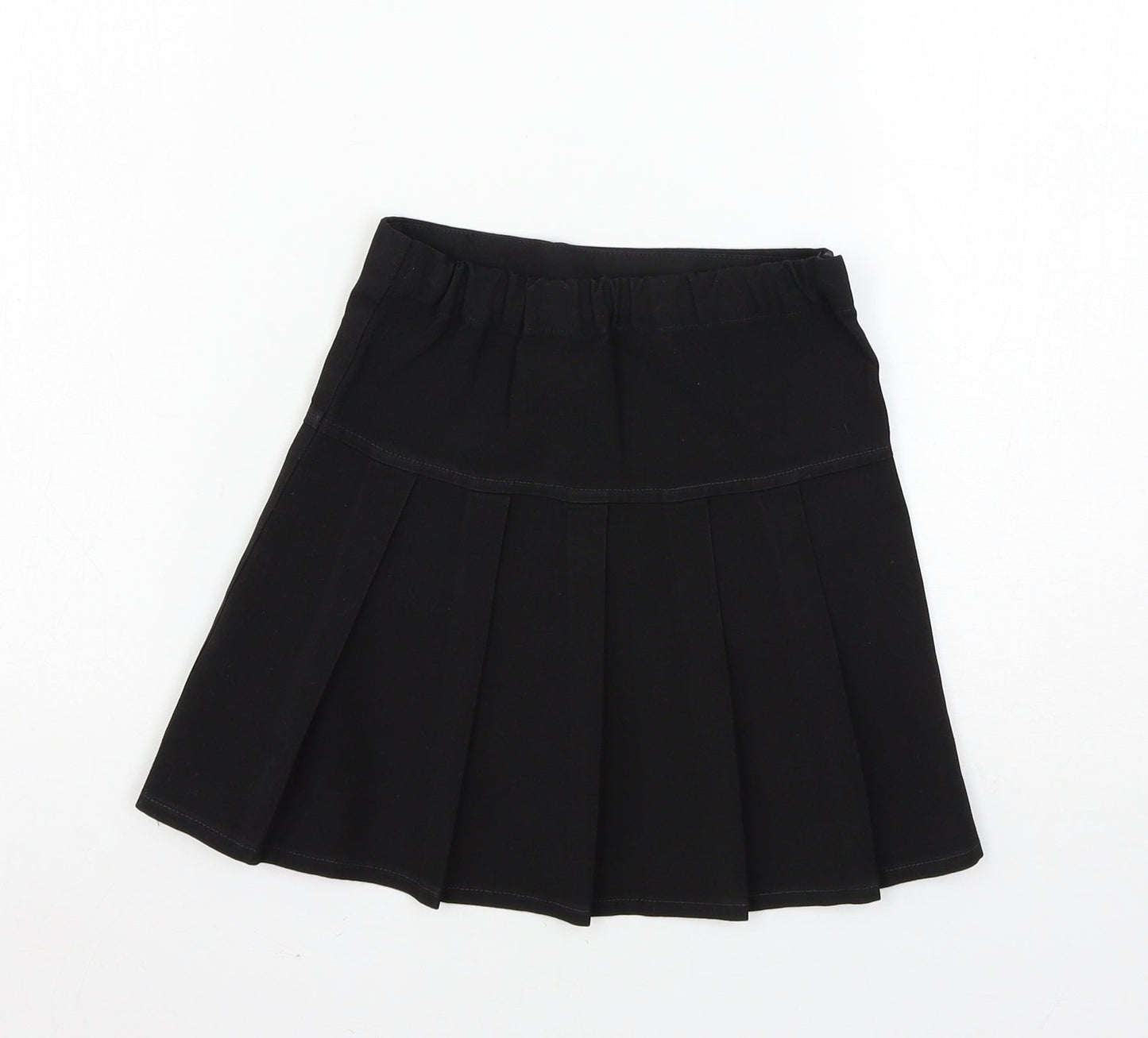 Marks and Spencer Girls Black   Flare Skirt Size 6 Years