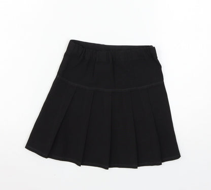 Marks and Spencer Girls Black   Flare Skirt Size 6 Years