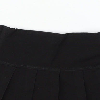 Marks and Spencer Girls Black   Flare Skirt Size 6 Years