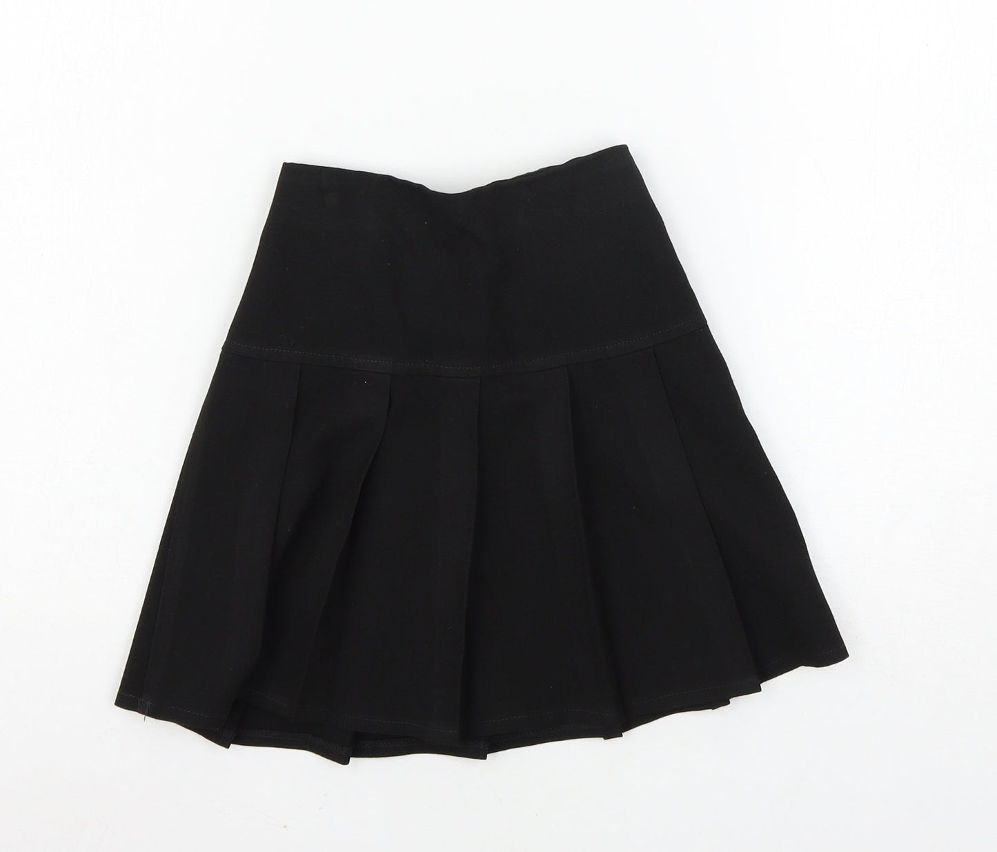 Marks and Spencer Girls Black   Flare Skirt Size 6 Years