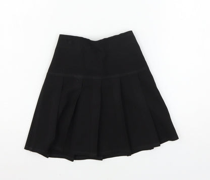 Marks and Spencer Girls Black   Flare Skirt Size 6 Years