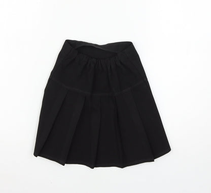 Marks and Spencer Girls Black   Flare Skirt Size 6 Years
