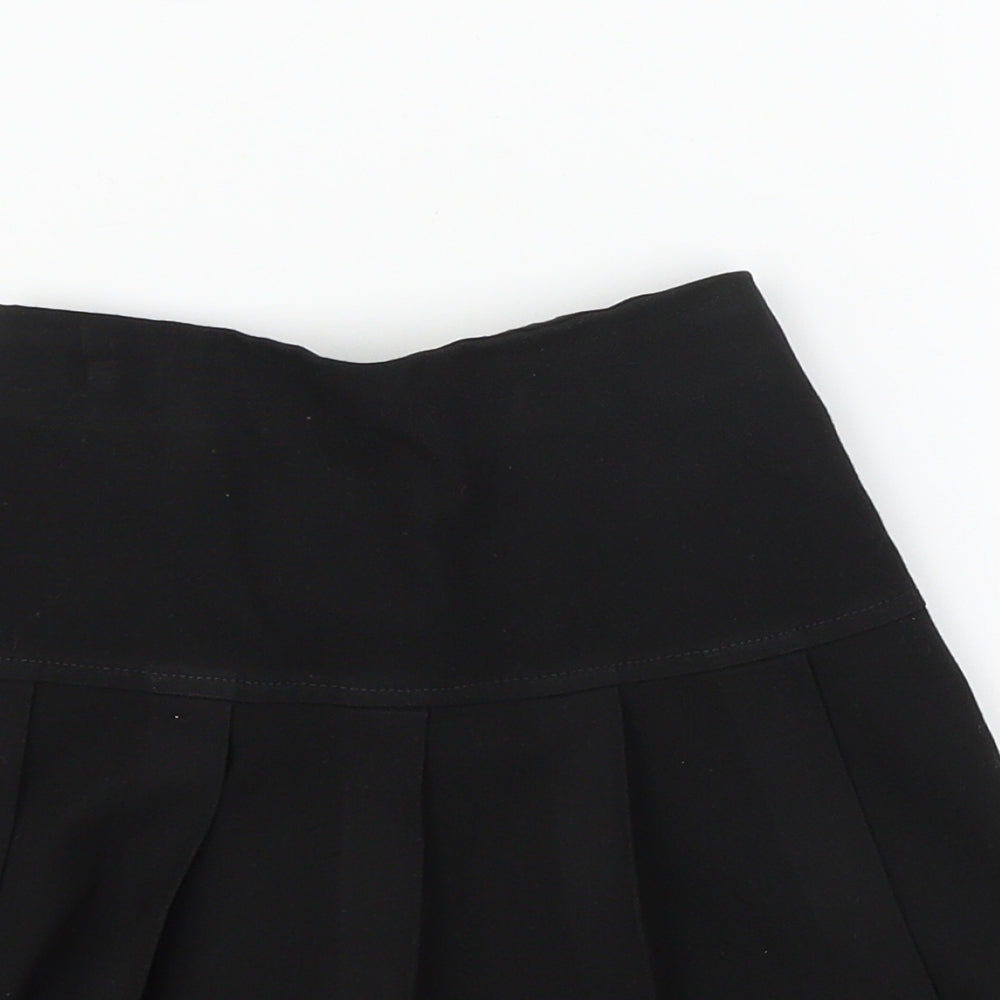 Marks and Spencer Girls Black   Flare Skirt Size 6 Years