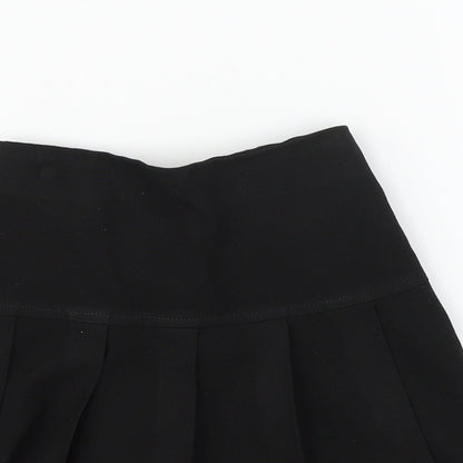 Marks and Spencer Girls Black   Flare Skirt Size 6 Years