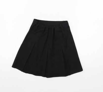 George Girls Black   Flare Skirt Size 5-6 Years