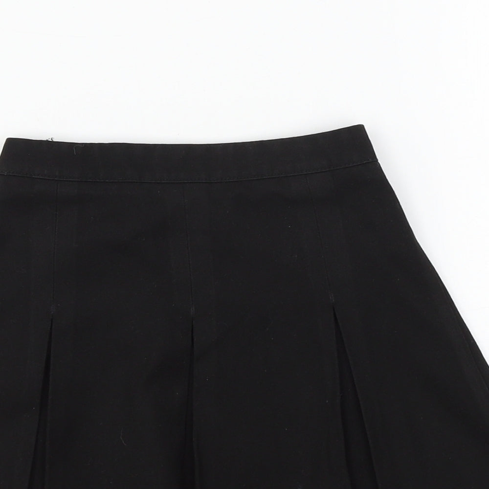George Girls Black   Flare Skirt Size 5-6 Years