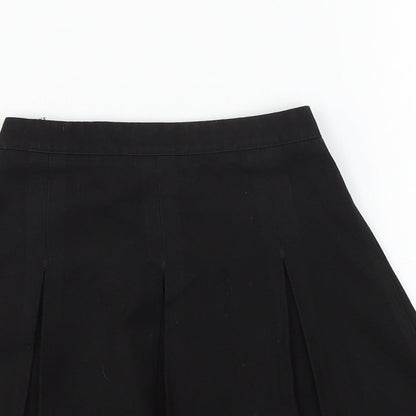 George Girls Black   Flare Skirt Size 5-6 Years