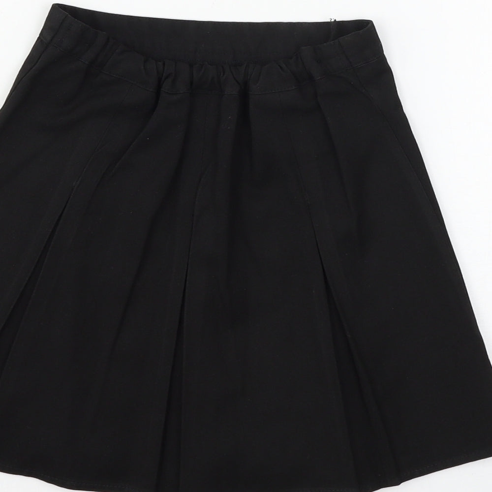 George Girls Black   Flare Skirt Size 5-6 Years