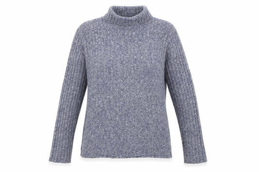 Womens UK Size 14 Pilot Blue Pullover Jumper