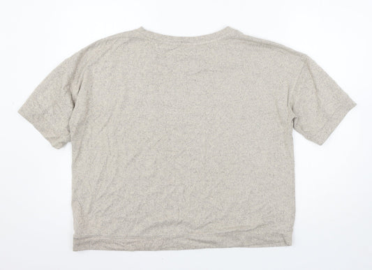 F&F Womens Brown  Knit Pullover Jumper Size 14