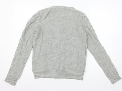 Gap Womens Grey  Knit Pullover Jumper Size S