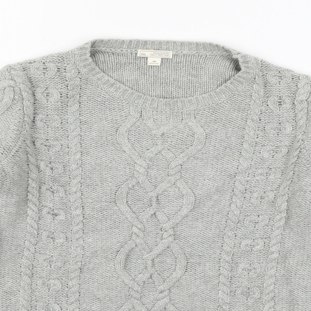 Gap Womens Grey  Knit Pullover Jumper Size S