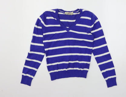 Atmopshere Womens Blue  Knit Pullover Jumper Size 12