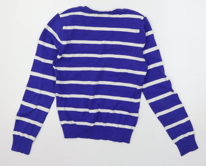 Atmopshere Womens Blue  Knit Pullover Jumper Size 12