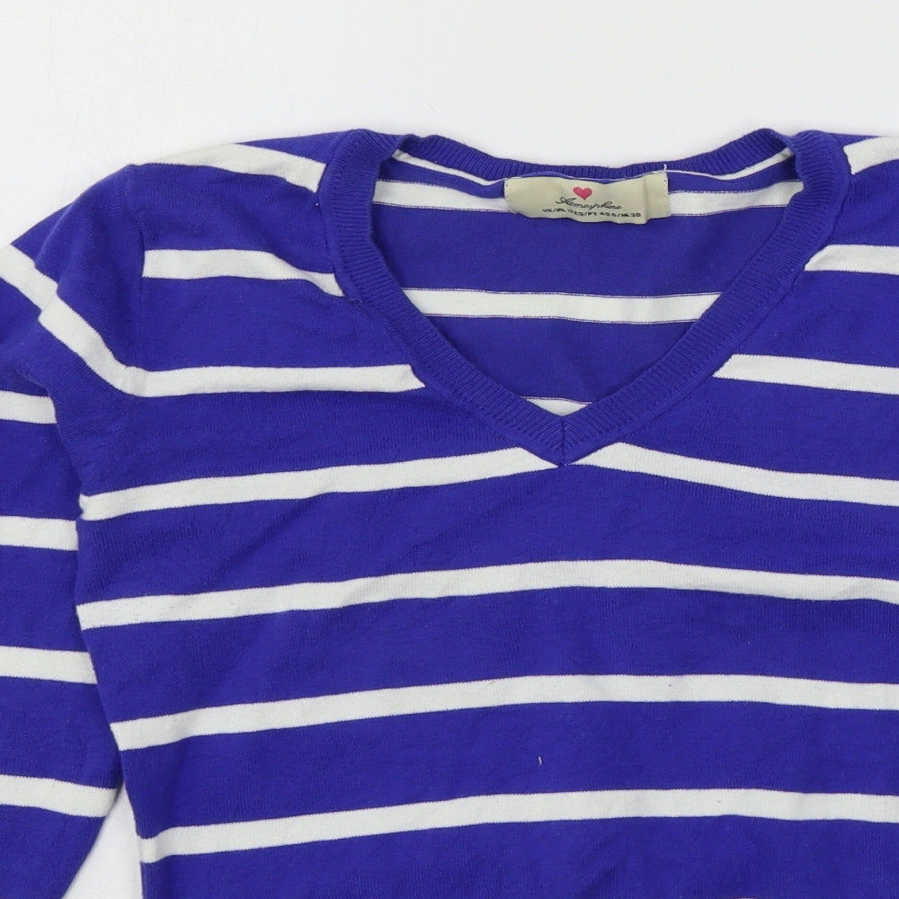 Atmopshere Womens Blue  Knit Pullover Jumper Size 12
