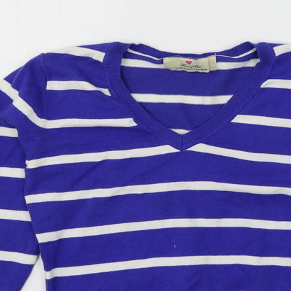 Atmopshere Womens Blue  Knit Pullover Jumper Size 12