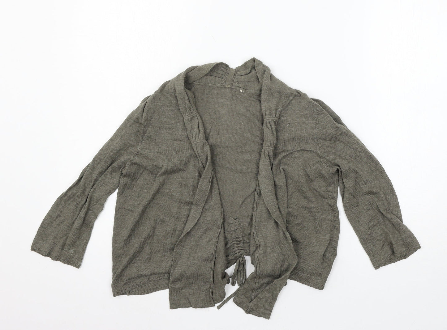Womens UK Size 10 Marks and Spencer Green Cardigan Jumper