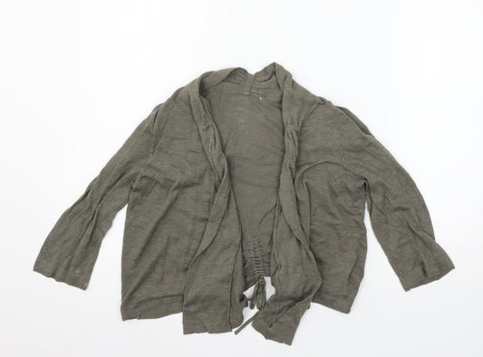 Womens UK Size 10 Marks and Spencer Green Cardigan Jumper