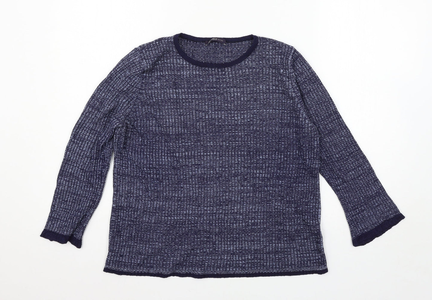 Womens UK Size 14 Marks and Spencer Blue Pullover Jumper