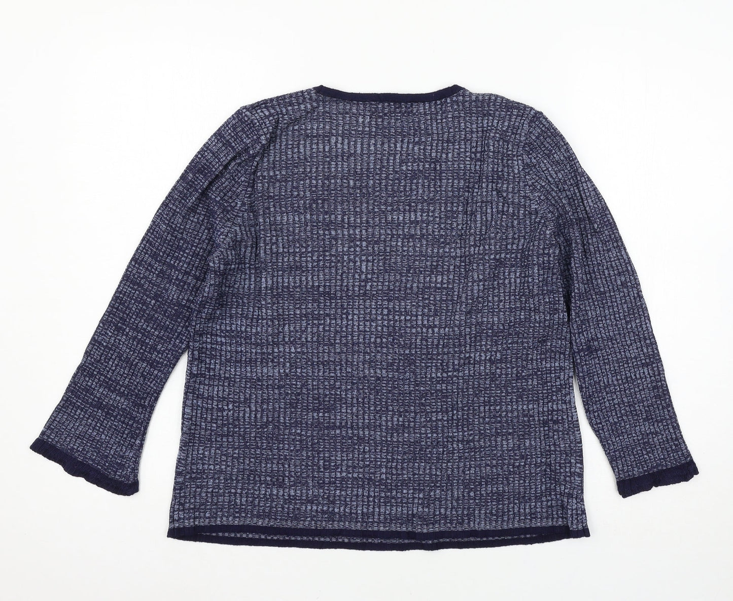 Womens UK Size 14 Marks and Spencer Blue Pullover Jumper