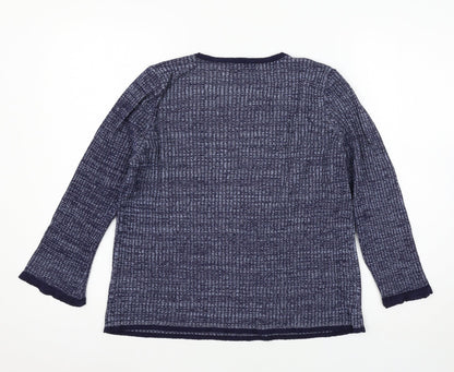 Womens UK Size 14 Marks and Spencer Blue Pullover Jumper