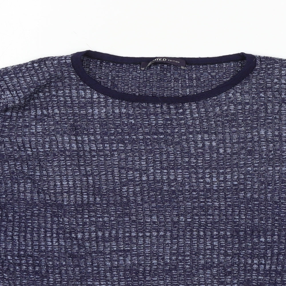 Womens UK Size 14 Marks and Spencer Blue Pullover Jumper