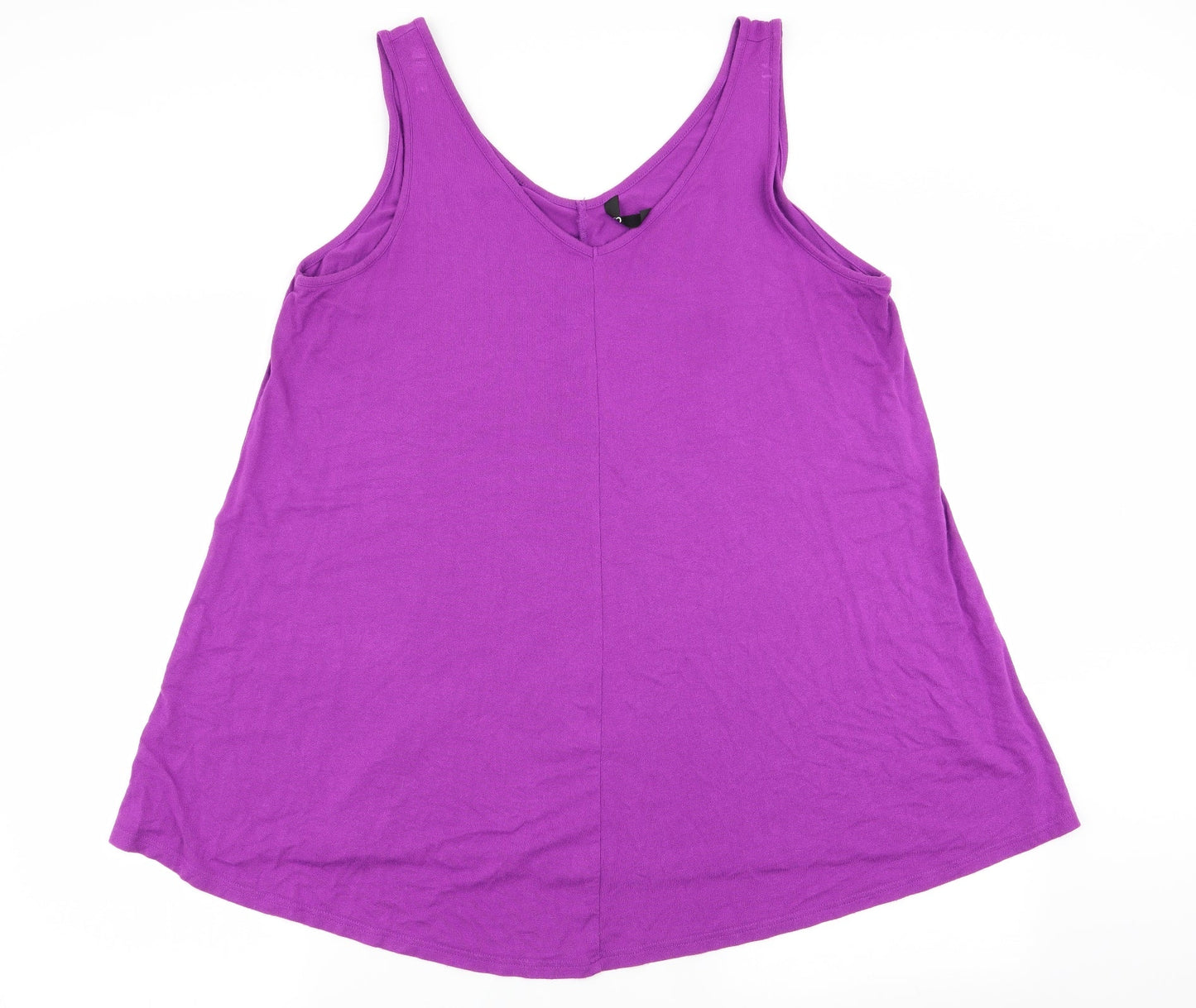 Womens UK Size 20 Preworn Purple Basic Tank