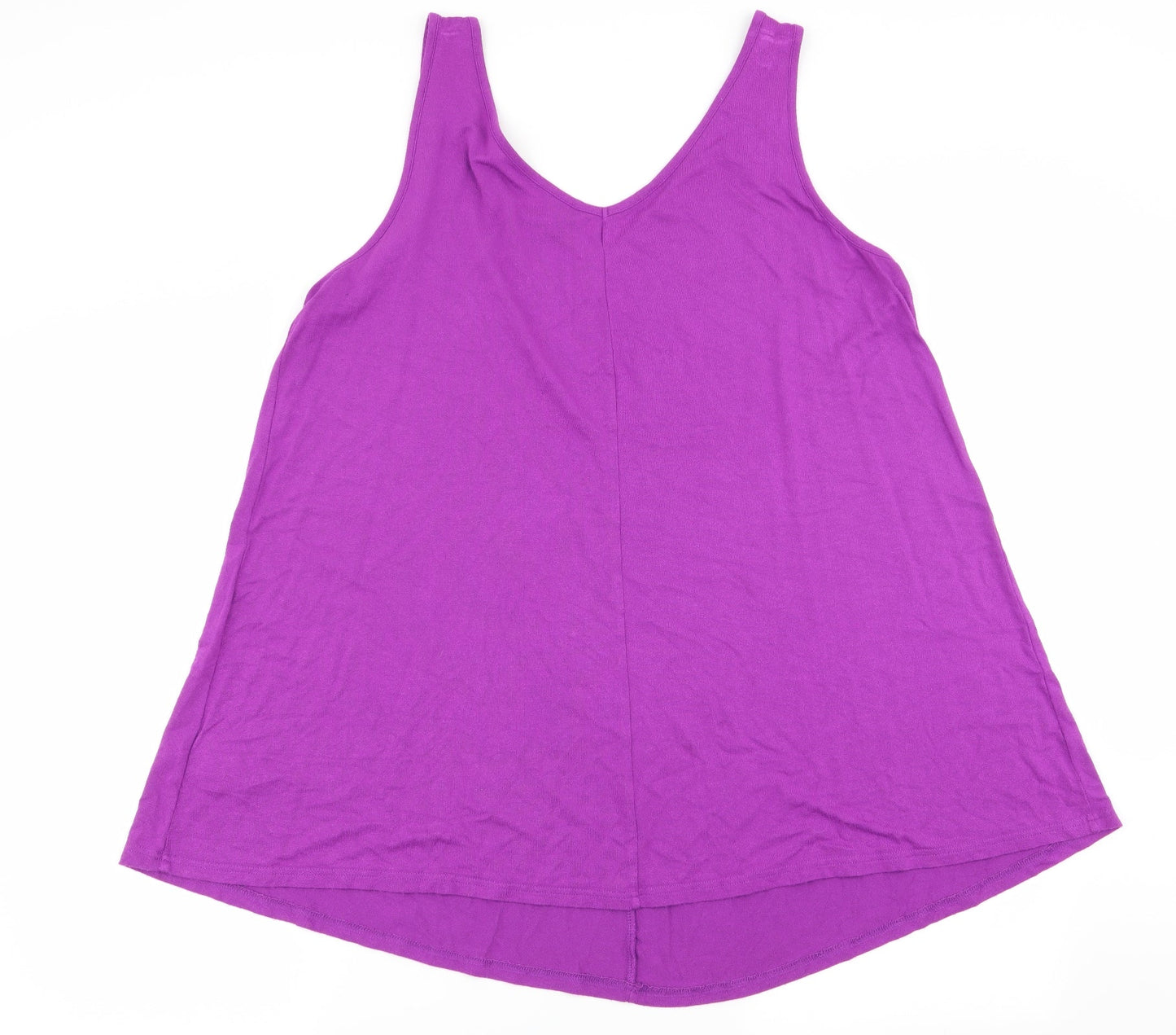 Womens UK Size 20 Preworn Purple Basic Tank