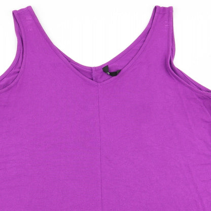 Womens UK Size 20 Preworn Purple Basic Tank