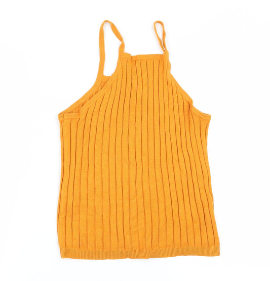 Primark Womens Yellow   Camisole Tank Size 8