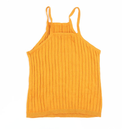 Primark Womens Yellow   Camisole Tank Size 8