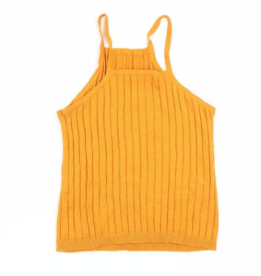 Primark Womens Yellow   Camisole Tank Size 8
