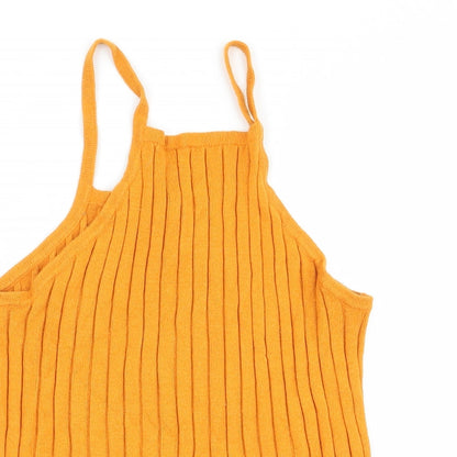 Primark Womens Yellow   Camisole Tank Size 8