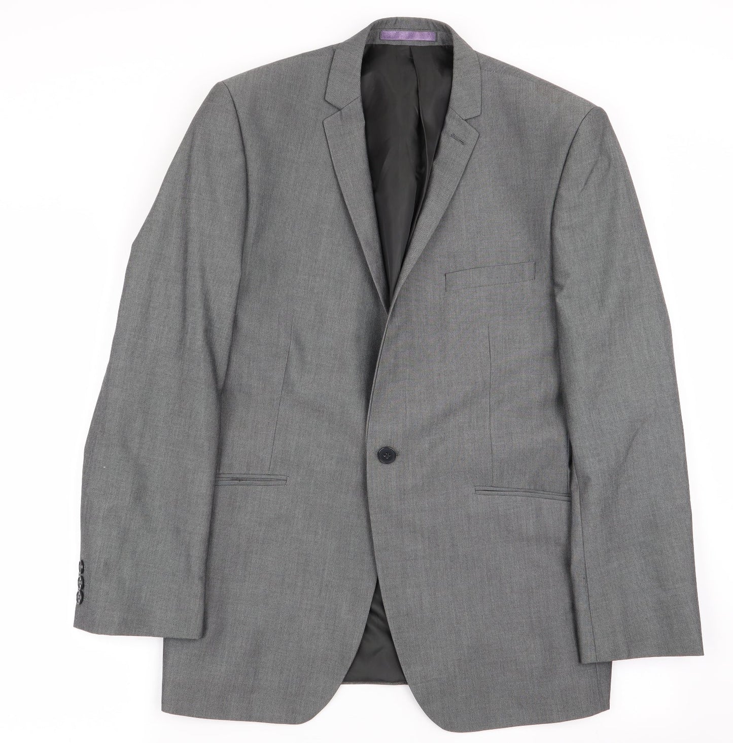Burtons Menswear Mens Grey   Jacket Blazer Size 40