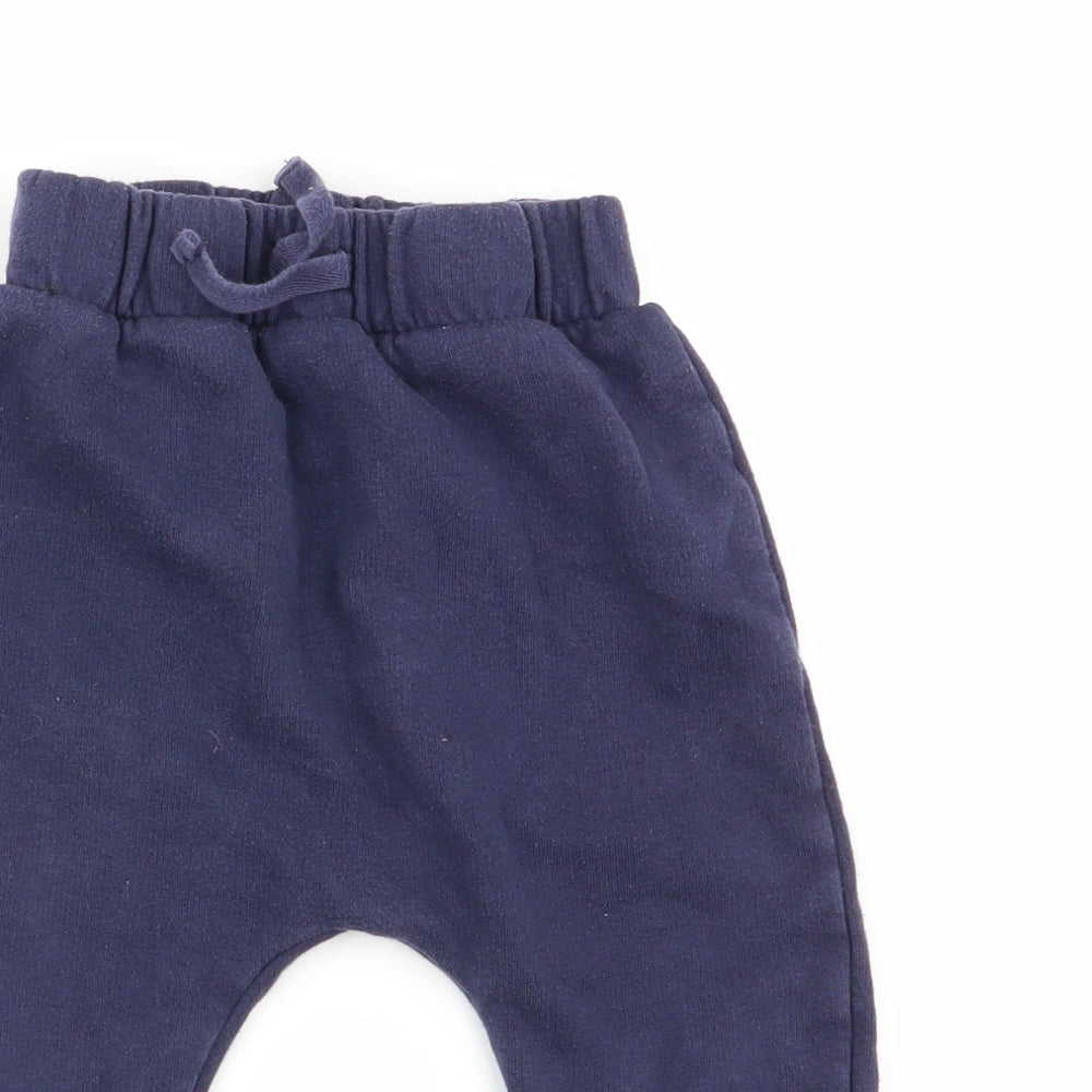 Asda George Baby Blue   Jogger Trousers Size 12-18 Months