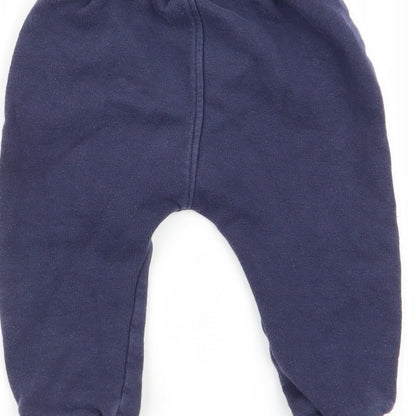 Asda George Baby Blue   Jogger Trousers Size 12-18 Months