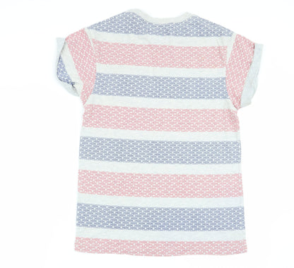 River Island Mens Multicoloured Geometric   T-Shirt Size XS