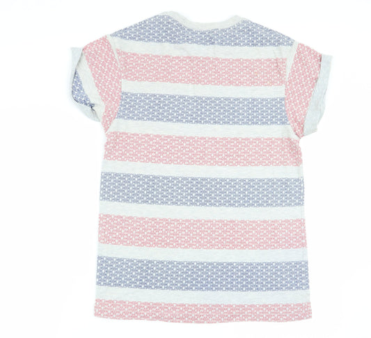 River Island Mens Multicoloured Geometric   T-Shirt Size XS