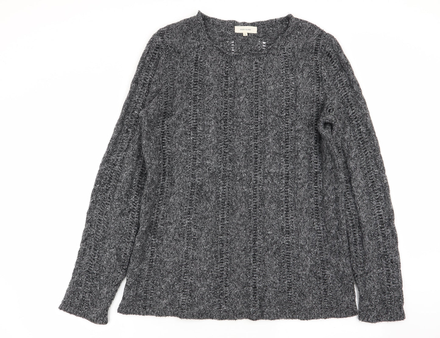 River Island Mens Grey   Pullover Jumper Size S