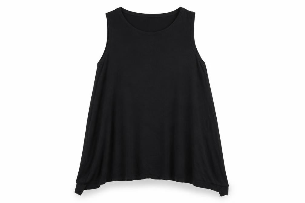 Womens UK Size M Amisu Black Basic Tank